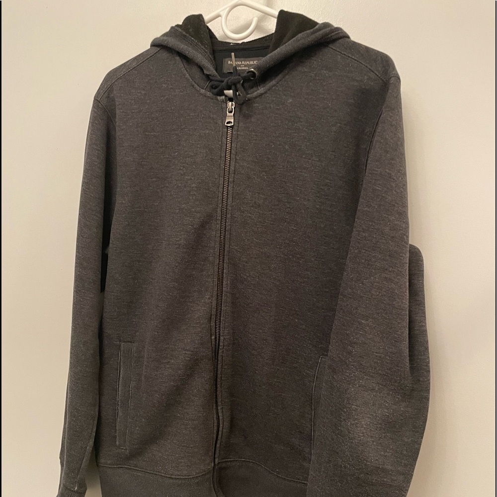 Great 👍 Condition Banana 🍌 Republic Designer Zip Up Hooded Sweatshirt